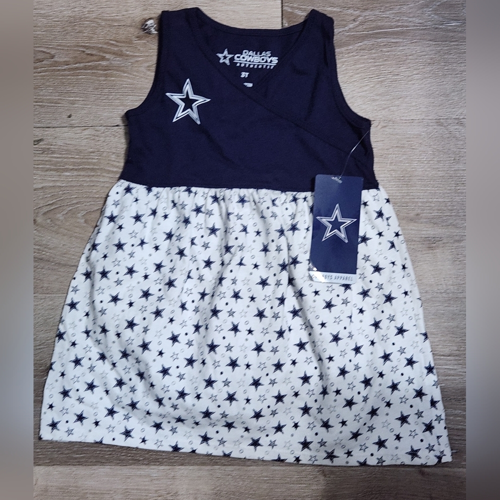 NWT Dallas Cowboys Baby Girls Dress Size 3T